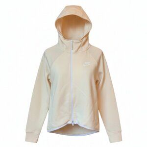 NIKE - Tech Fleece Cape asymmetrical Full-Zip Hoodie Jacket - Creme - Medium